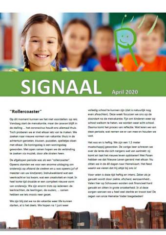 Periodiek radarscholen signaal april 2020