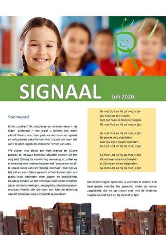 Periodiek radarscholen signaal juli 2020