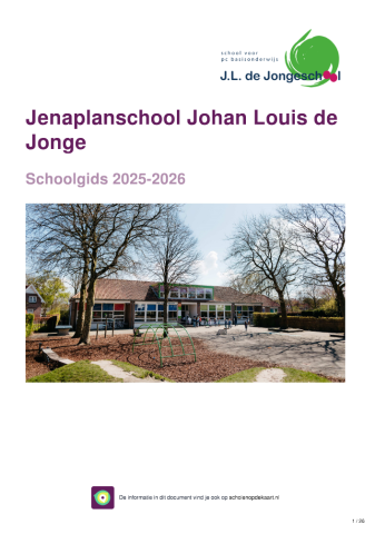 Schoolgids Lithora Jenaplanschool JL de Jonge